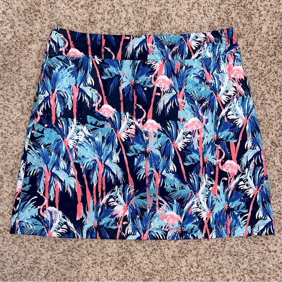 FLAMINGO PALM GOLF SKIRT / SHORTS (SKORTS) | EXCELLENT CONDITION | STRETCHY | M - Picture 2 of 5